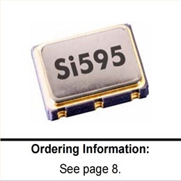 Si595發射器晶振,思佳訊壓控差分振蕩器,595AE192M000DG