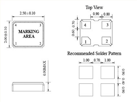 SX2CB,SX2CB-15K20E-52MHZ,2520mm,CMOS,FCD-Tech有源振蕩器