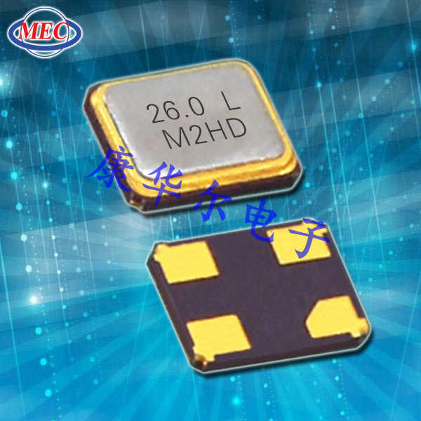 X21-26.000-2010/10W,臺(tái)灣MERCURY晶振,26MHZ,2016mm