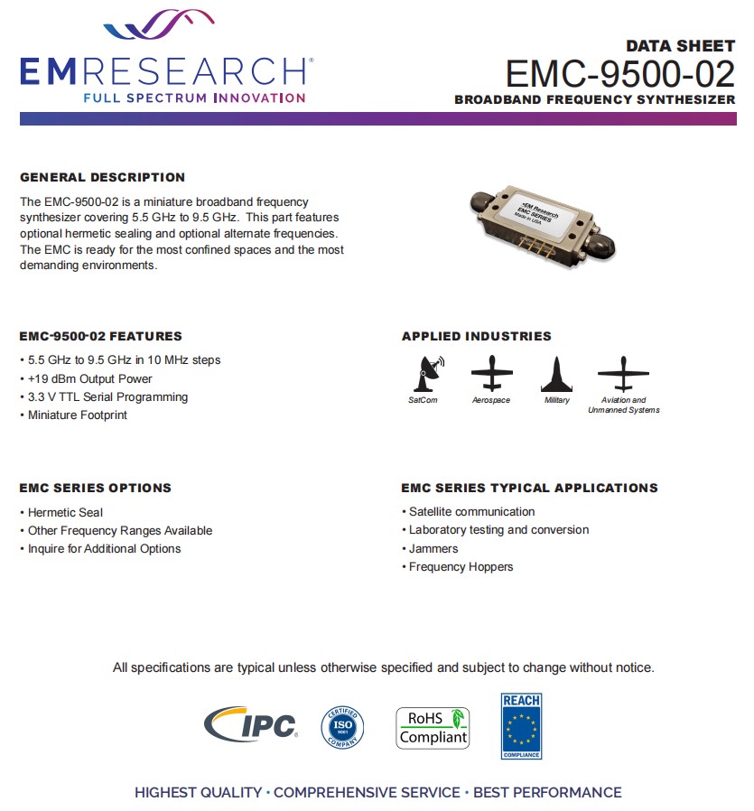 EMC-9500-02規格