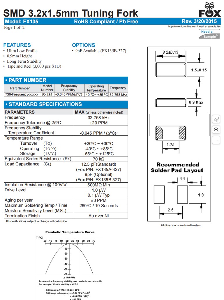 FX135A規格